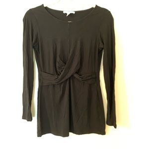 Envie de Fraise maternity black long sleeve top